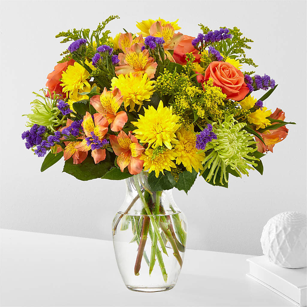 Marmalade Skies Bouquet – Salon Diane Aubin Fleuriste Inc., Jonquiere PQ