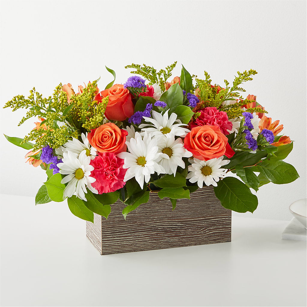 Oopsie Daisy Box Bouquet – Salon Diane Aubin Fleuriste Inc., Jonquiere PQ