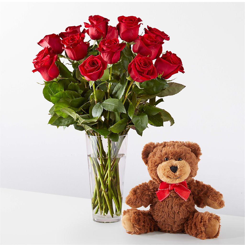 Romantic Long Stem Red Rose Bouquet Bundles – Salon Diane Aubin Fleuriste Inc., Jonquiere PQ