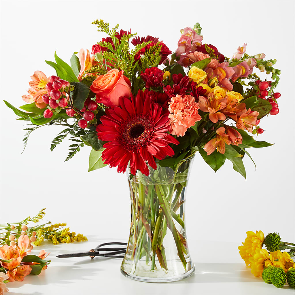 Fall Delight – A Florist Original – Salon Diane Aubin Fleuriste Inc., Jonquiere PQ