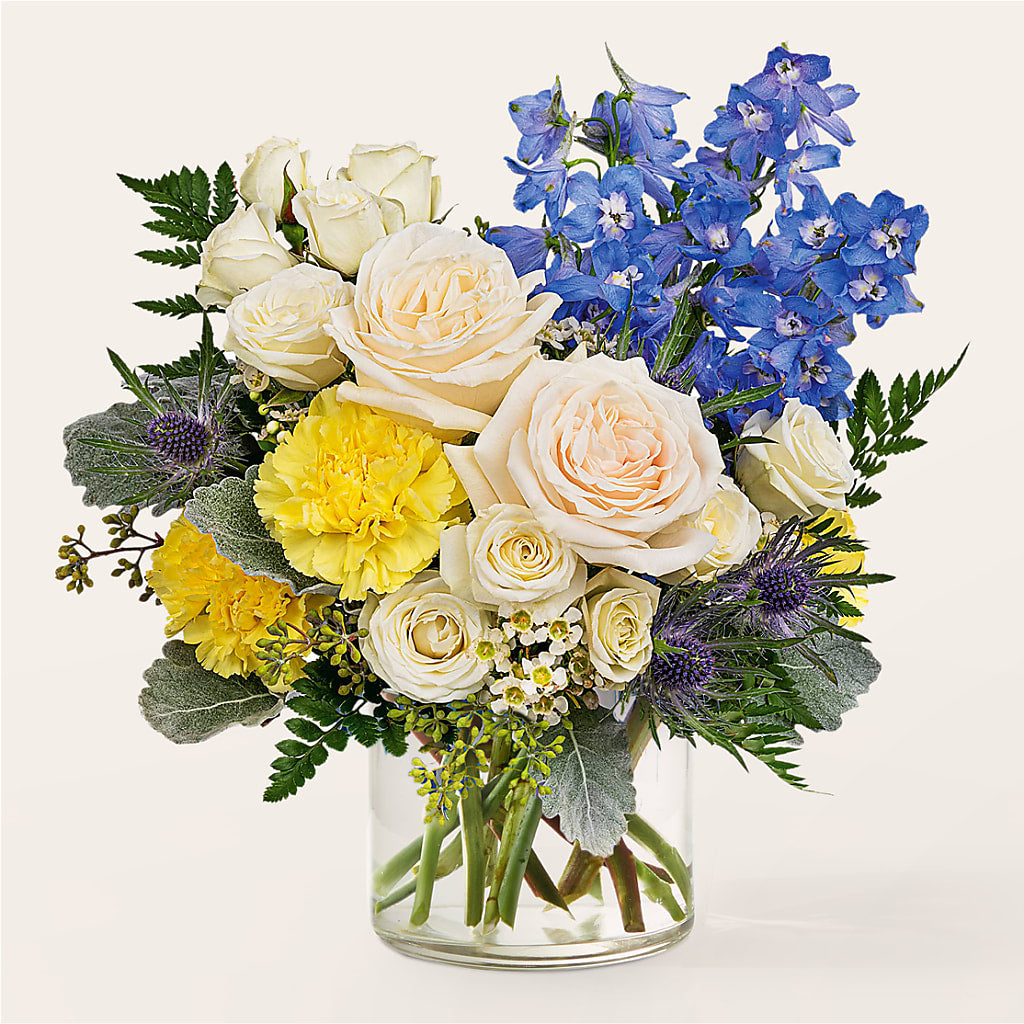 Lemon Sorbet Bouquet – Salon Diane Aubin Fleuriste Inc., Jonquiere PQ