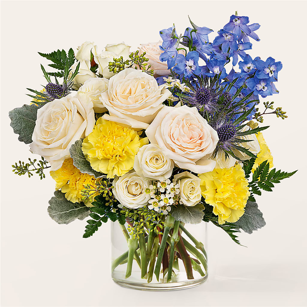 Lemon Sorbet Bouquet – Salon Diane Aubin Fleuriste Inc., Jonquiere PQ