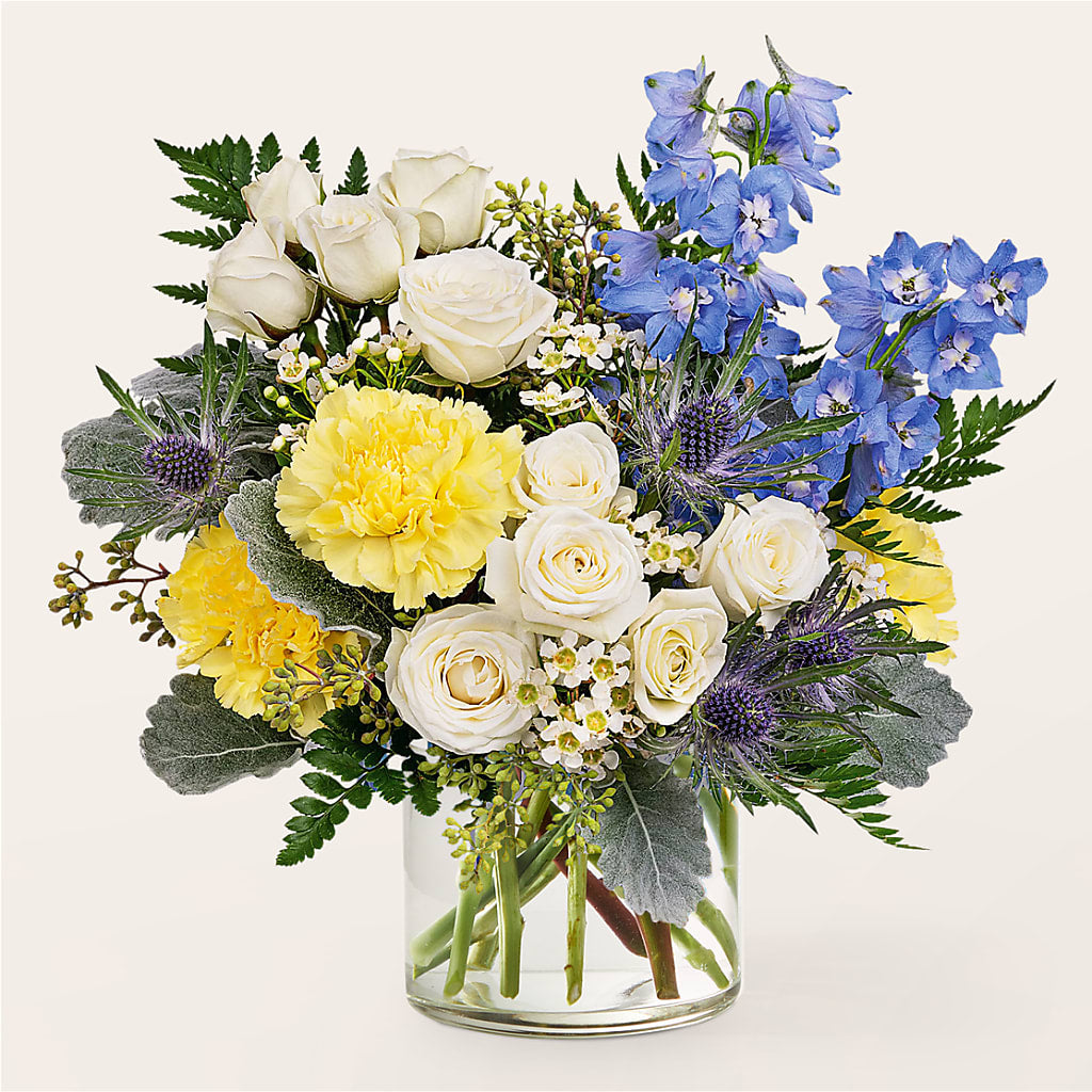 Lemon Sorbet Bouquet – Salon Diane Aubin Fleuriste Inc., Jonquiere PQ