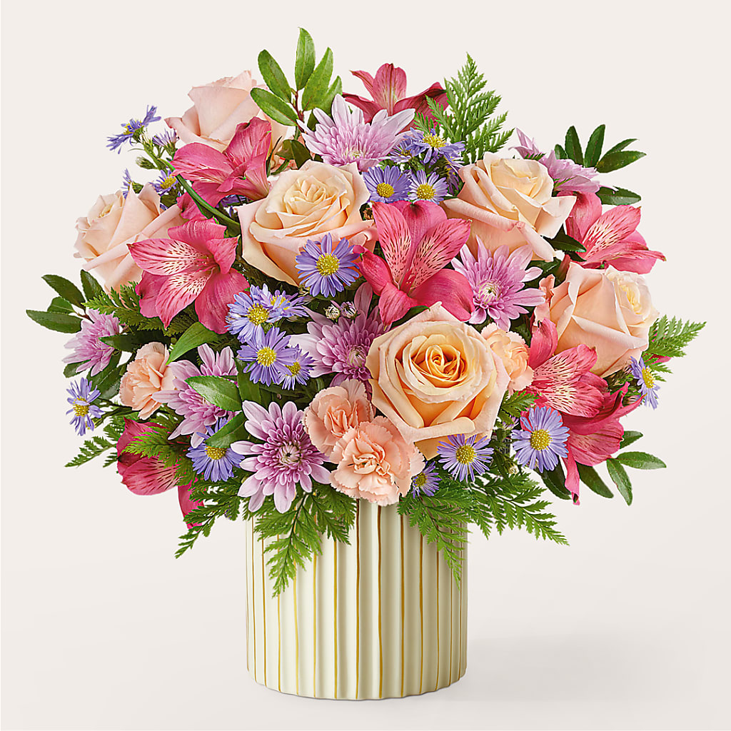 Sunset Serenade Bouquet – Salon Diane Aubin Fleuriste Inc., Jonquiere PQ
