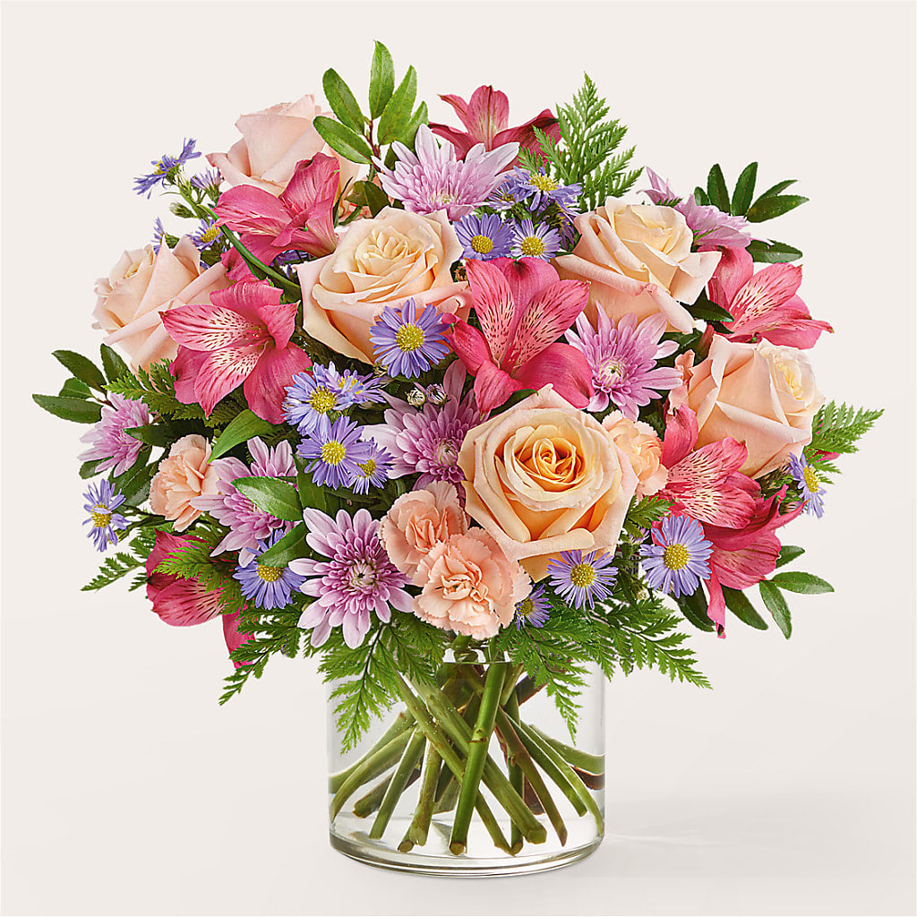 Sunset Serenade Bouquet – Salon Diane Aubin Fleuriste Inc., Jonquiere PQ