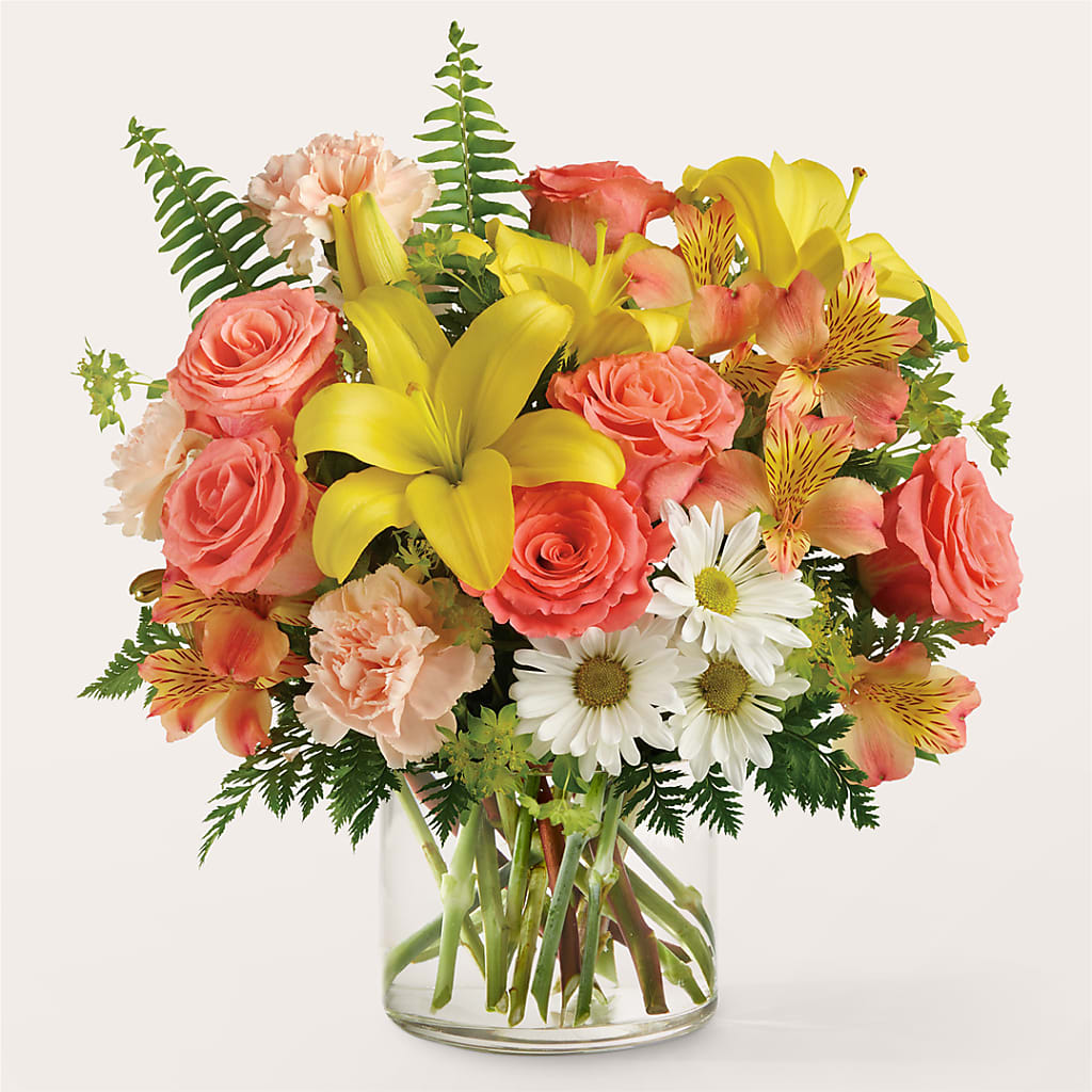 Sunset Strip Bouquet – Salon Diane Aubin Fleuriste Inc., Jonquiere PQ