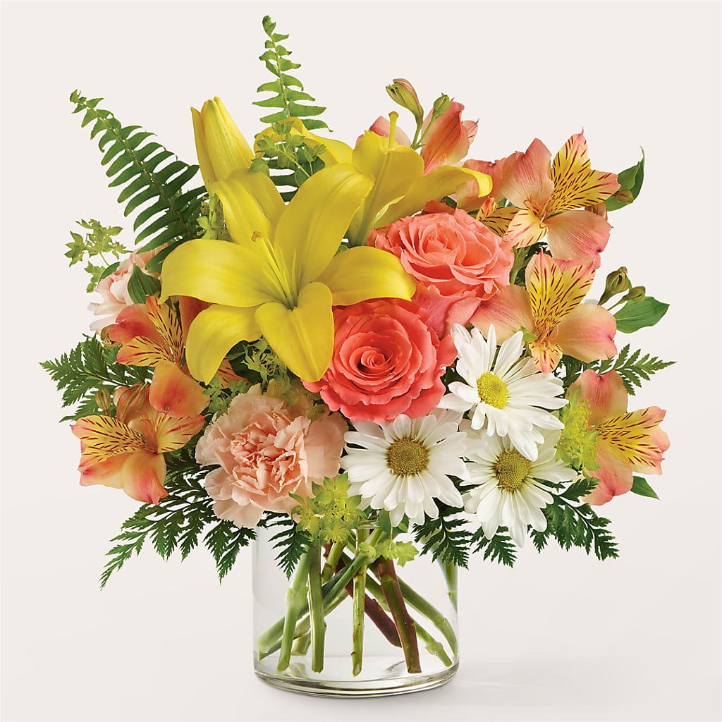 Sunset Strip Bouquet – Salon Diane Aubin Fleuriste Inc., Jonquiere PQ