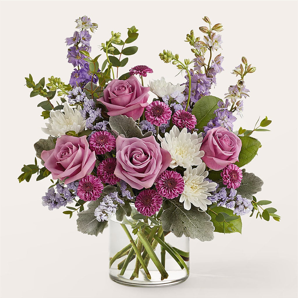 Violet Frost Bouquet – Salon Diane Aubin Fleuriste Inc., Jonquiere PQ