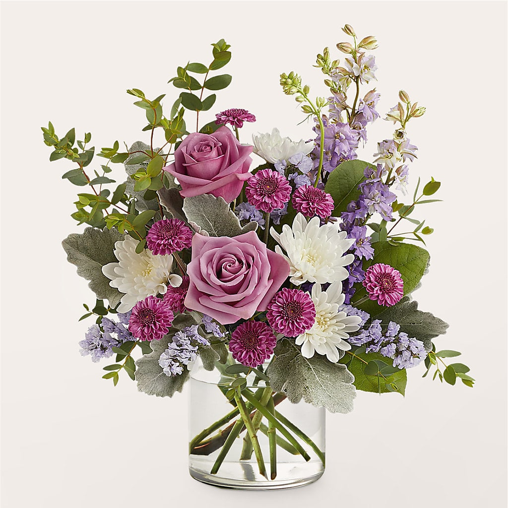 Violet Frost Bouquet – Salon Diane Aubin Fleuriste Inc., Jonquiere PQ