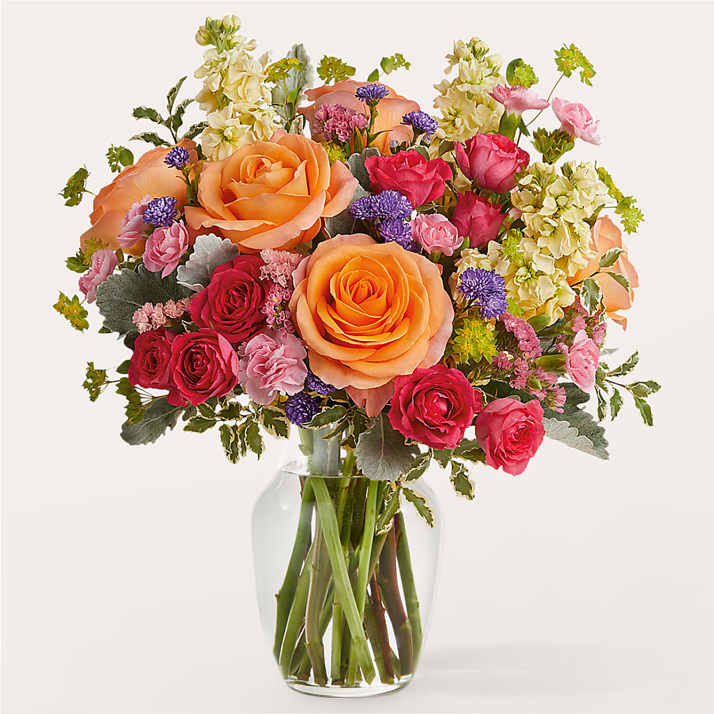 Tangerine Tango Bouquet – Salon Diane Aubin Fleuriste Inc., Jonquiere PQ