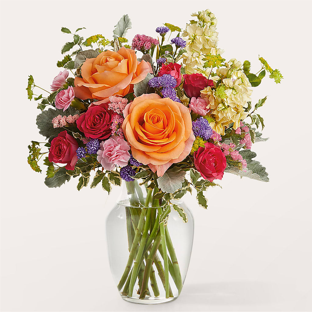 Tangerine Tango Bouquet – Salon Diane Aubin Fleuriste Inc., Jonquiere PQ