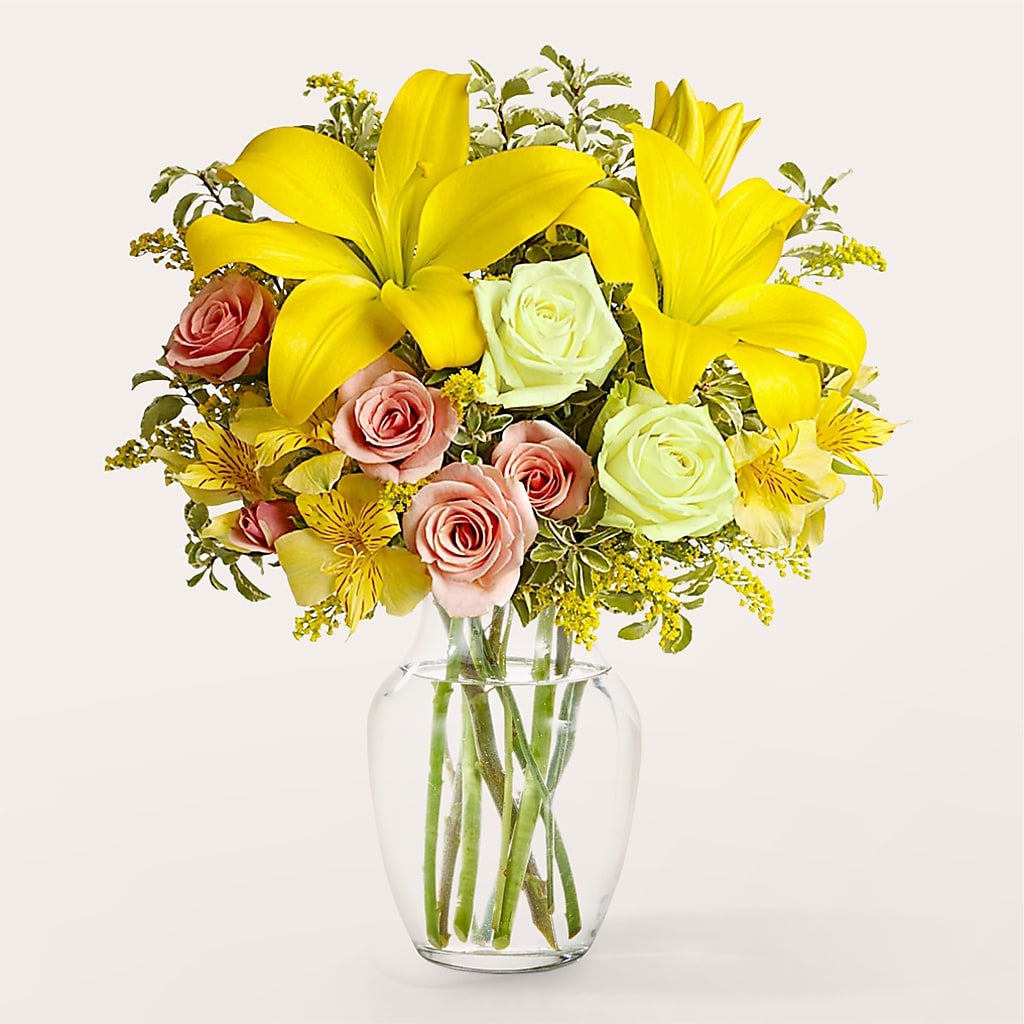 Sunburst Bouquet – Salon Diane Aubin Fleuriste Inc., Jonquiere PQ