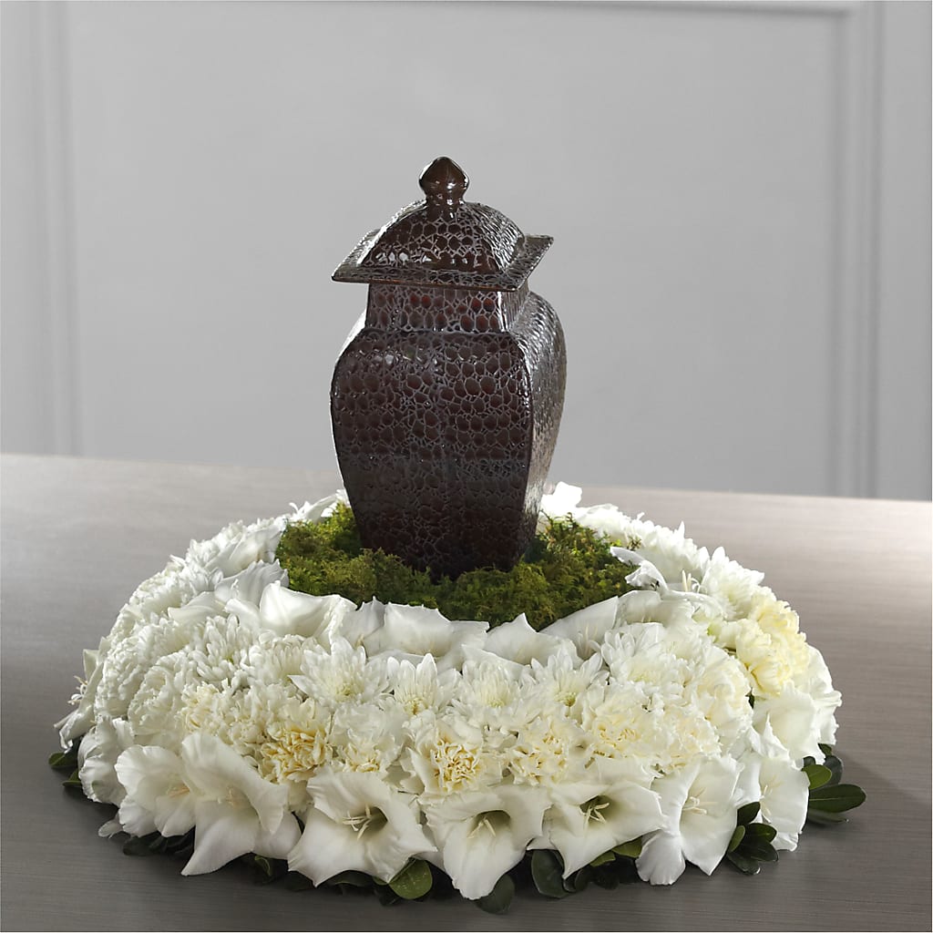 Encircling Grace Arrangement – Salon Diane Aubin Fleuriste Inc., Jonquiere PQ