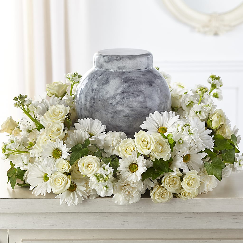 Timeless Tribute Cremation Adornment – Salon Diane Aubin Fleuriste Inc., Jonquiere PQ