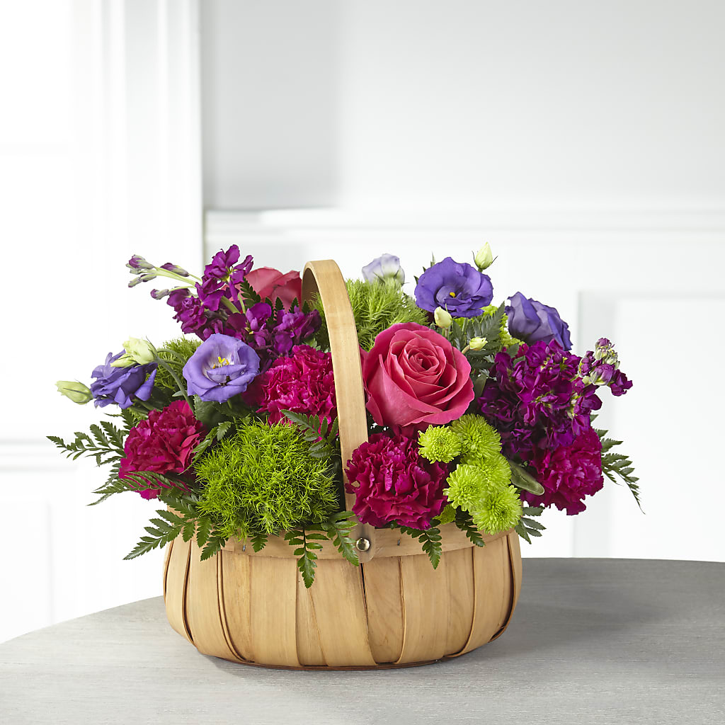 Serene Sanctuary Basket – Salon Diane Aubin Fleuriste Inc., Jonquiere PQ