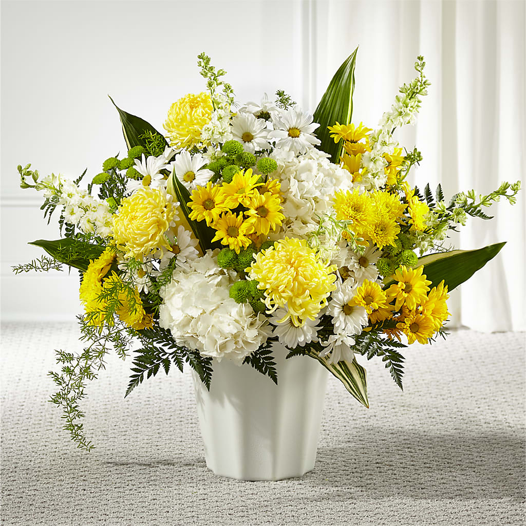Unity & Grace Floor Basket – Salon Diane Aubin Fleuriste Inc., Jonquiere PQ