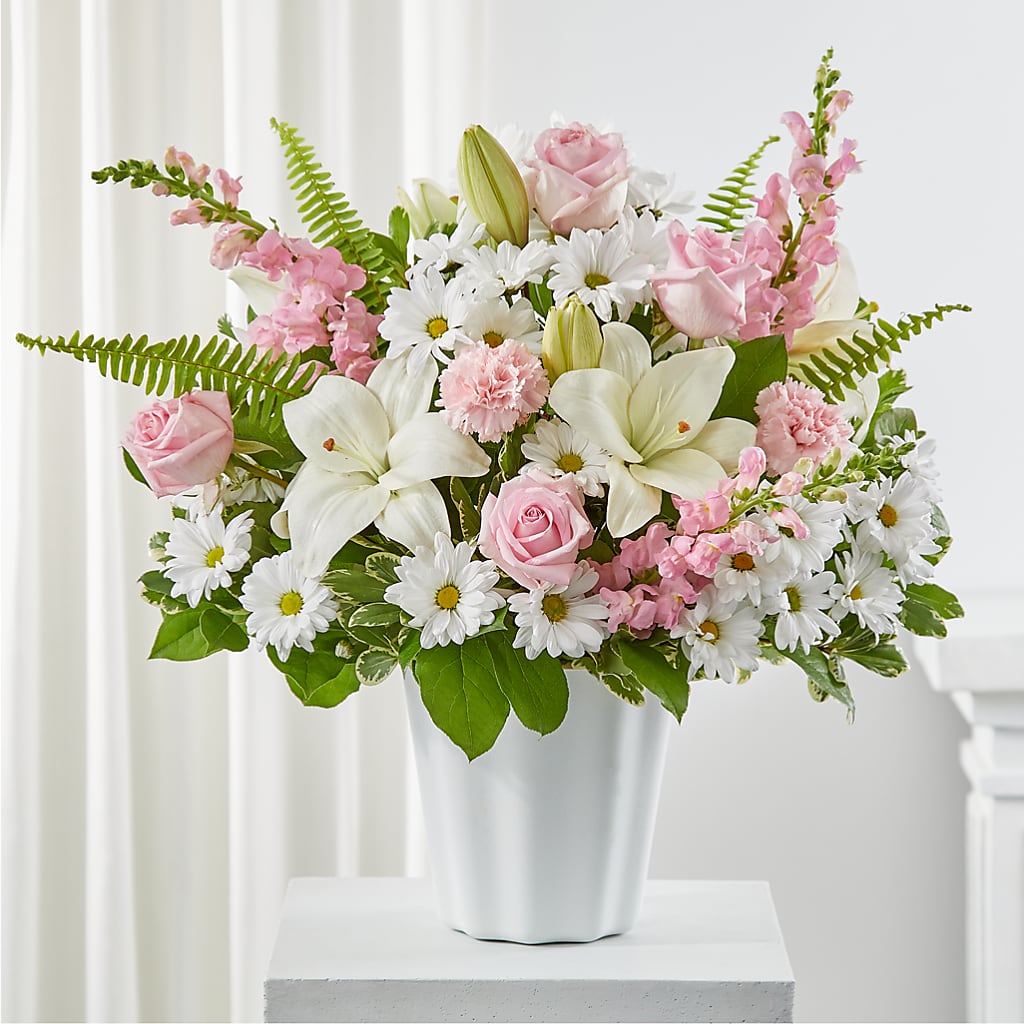 Soft Touch Tabletop Basket – Salon Diane Aubin Fleuriste Inc., Jonquiere PQ