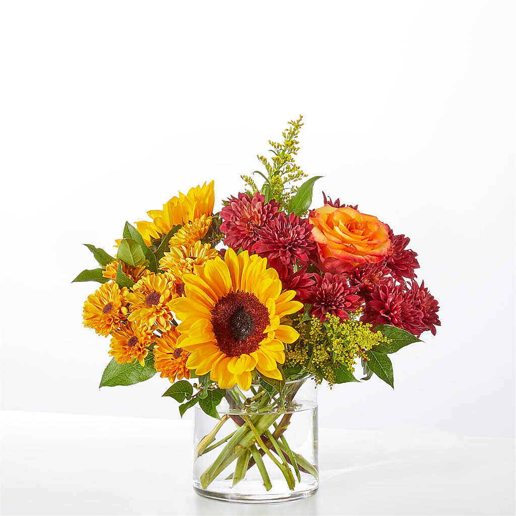 Flannel Scarf Bouquet – Salon Diane Aubin Fleuriste Inc., Jonquiere PQ