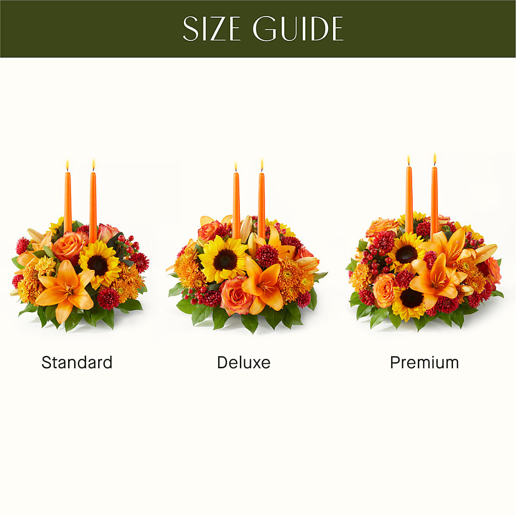 Grateful Centerpiece – Salon Diane Aubin Fleuriste Inc., Jonquiere PQ