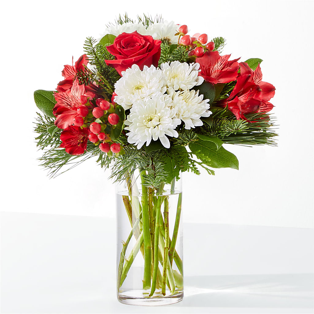 Letters to Santa Bouquet – Salon Diane Aubin Fleuriste Inc., Jonquiere PQ