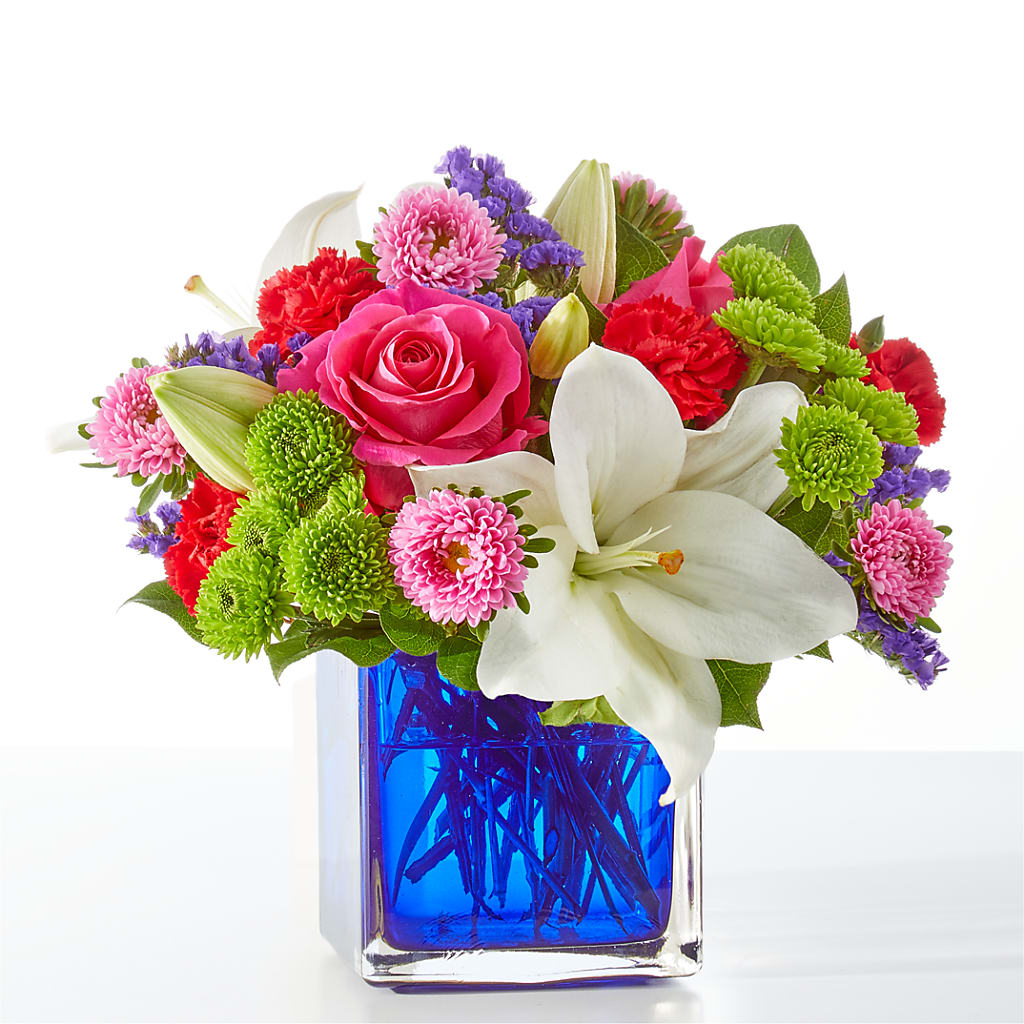 Quality Time Bouquet – Salon Diane Aubin Fleuriste Inc., Jonquiere PQ