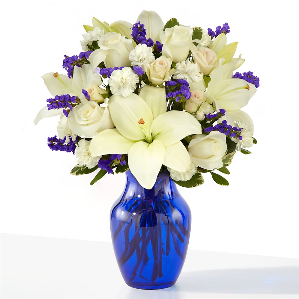Sapphire Rush Bouquet – Salon Diane Aubin Fleuriste Inc., Jonquiere PQ