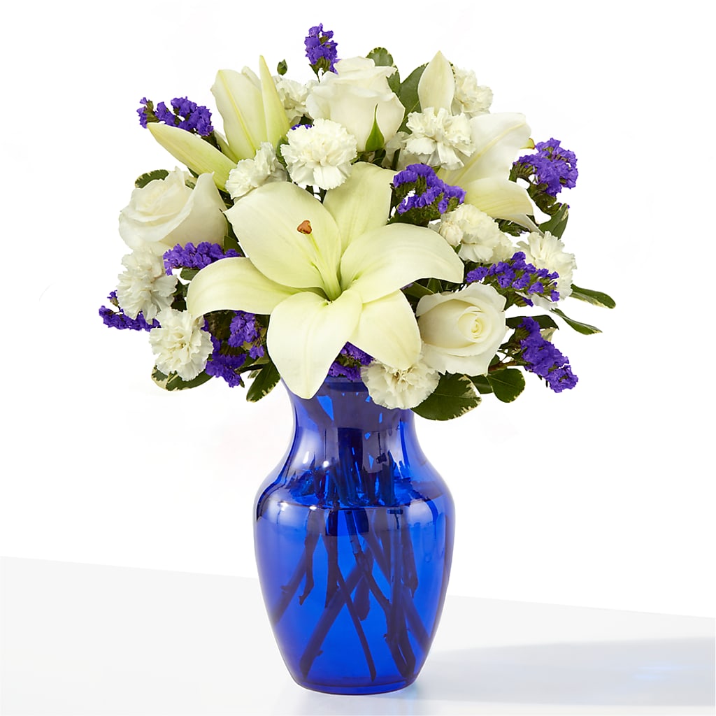 Sapphire Rush Bouquet – Salon Diane Aubin Fleuriste Inc., Jonquiere PQ
