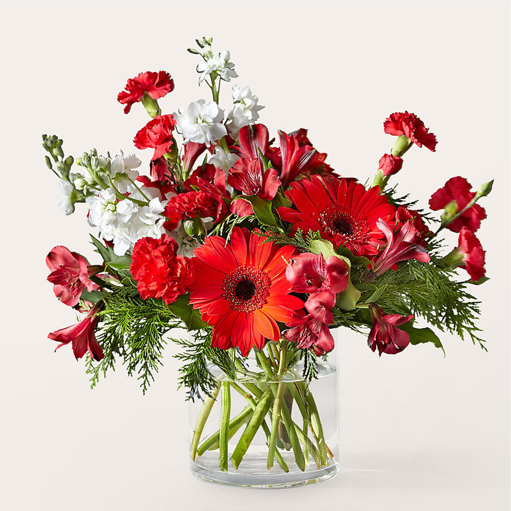 Holidaisy Bouquet – Salon Diane Aubin Fleuriste Inc., Jonquiere PQ