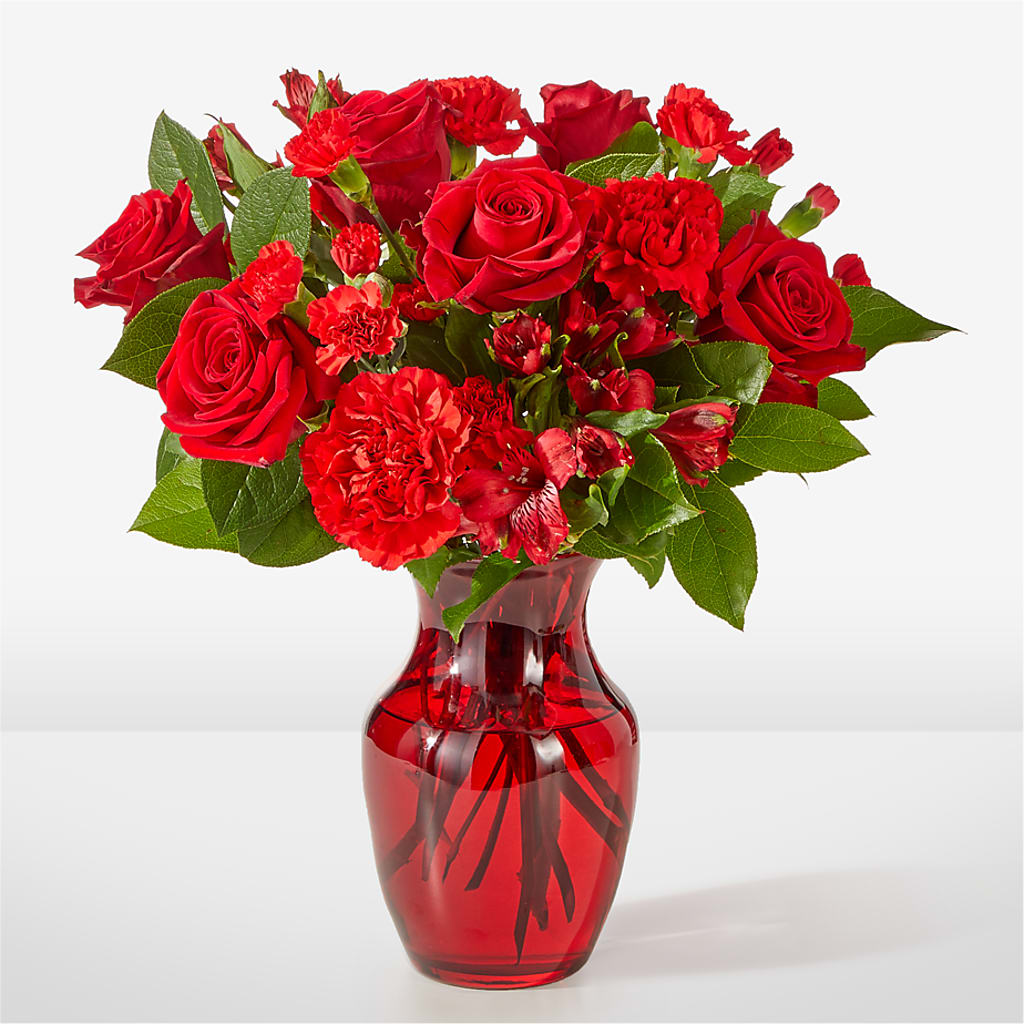The Heartstrings Bouquet – Salon Diane Aubin Fleuriste Inc., Jonquiere PQ