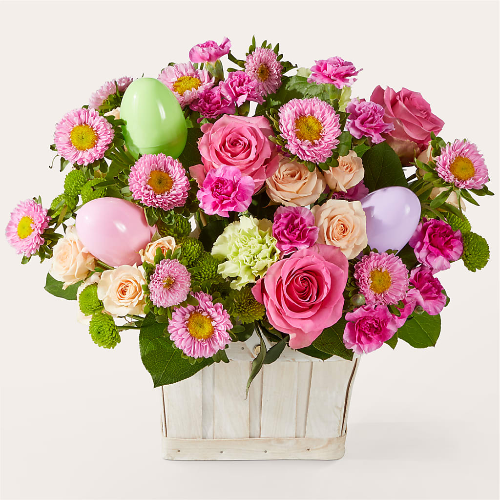 Get Eggcited Basket – Salon Diane Aubin Fleuriste Inc., Jonquiere PQ