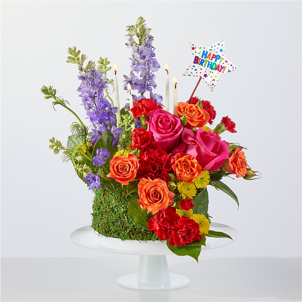 Best Year Yet Floral Cake – Salon Diane Aubin Fleuriste Inc., Jonquiere PQ
