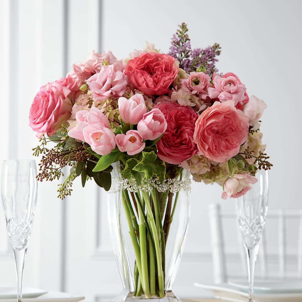 Abundant Array Arrangement – Salon Diane Aubin Fleuriste Inc., Jonquiere PQ