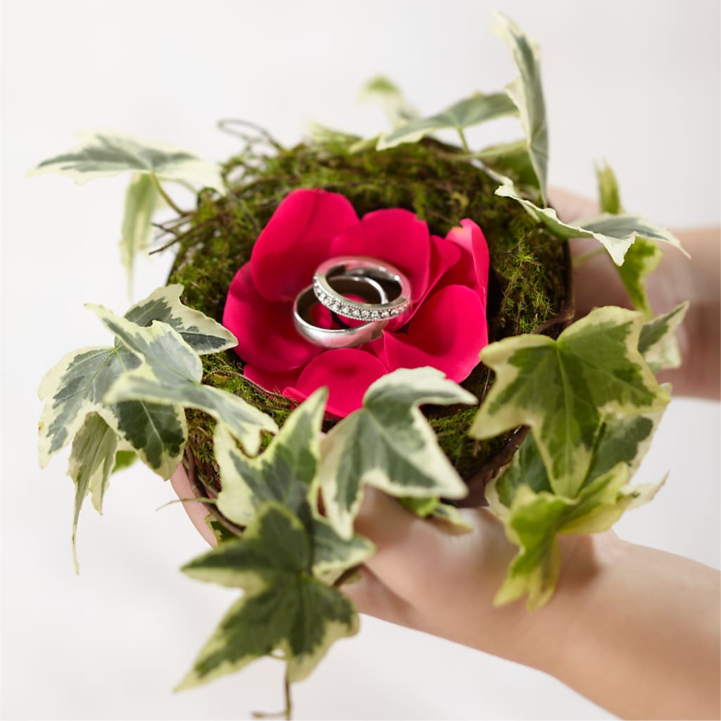 Lila Rose Ring Nest – Salon Diane Aubin Fleuriste Inc., Jonquiere PQ