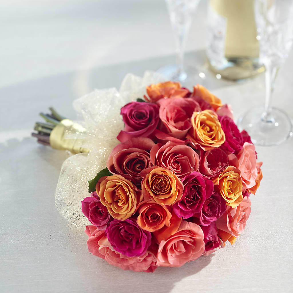 Sweet Roses Bouquet – Salon Diane Aubin Fleuriste Inc., Jonquiere PQ