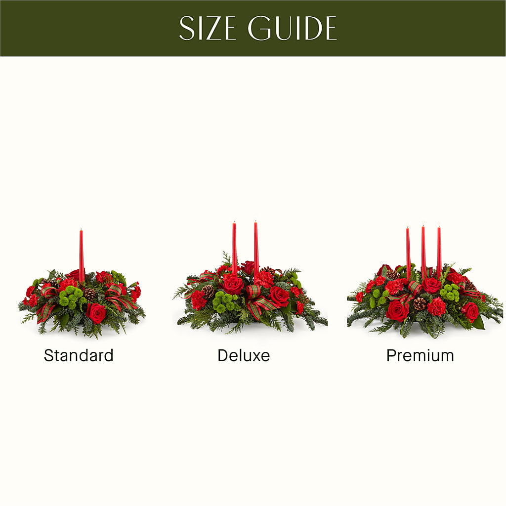By the Candlelight Centerpiece –  Salon Diane Aubin Fleuriste Inc., Jonquiere PQ