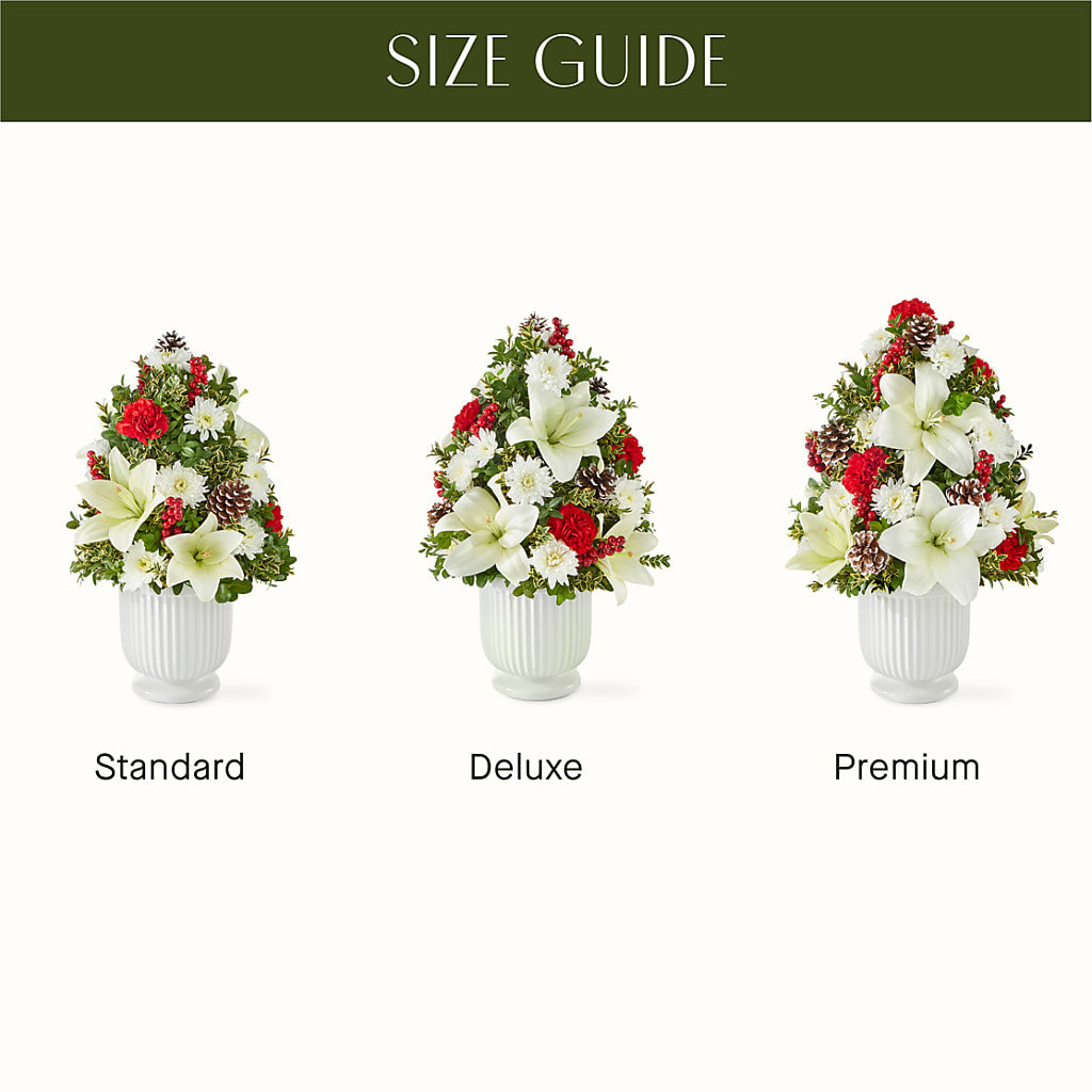 Festive Moments Tree –  Salon Diane Aubin Fleuriste Inc., Jonquiere PQ