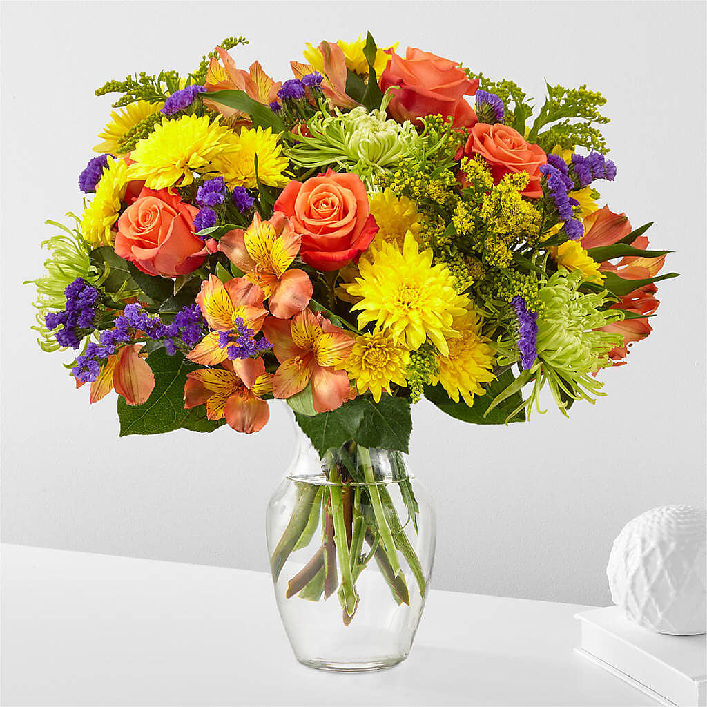 Marmalade Skies Bouquet –  Salon Diane Aubin Fleuriste Inc., Jonquiere PQ
