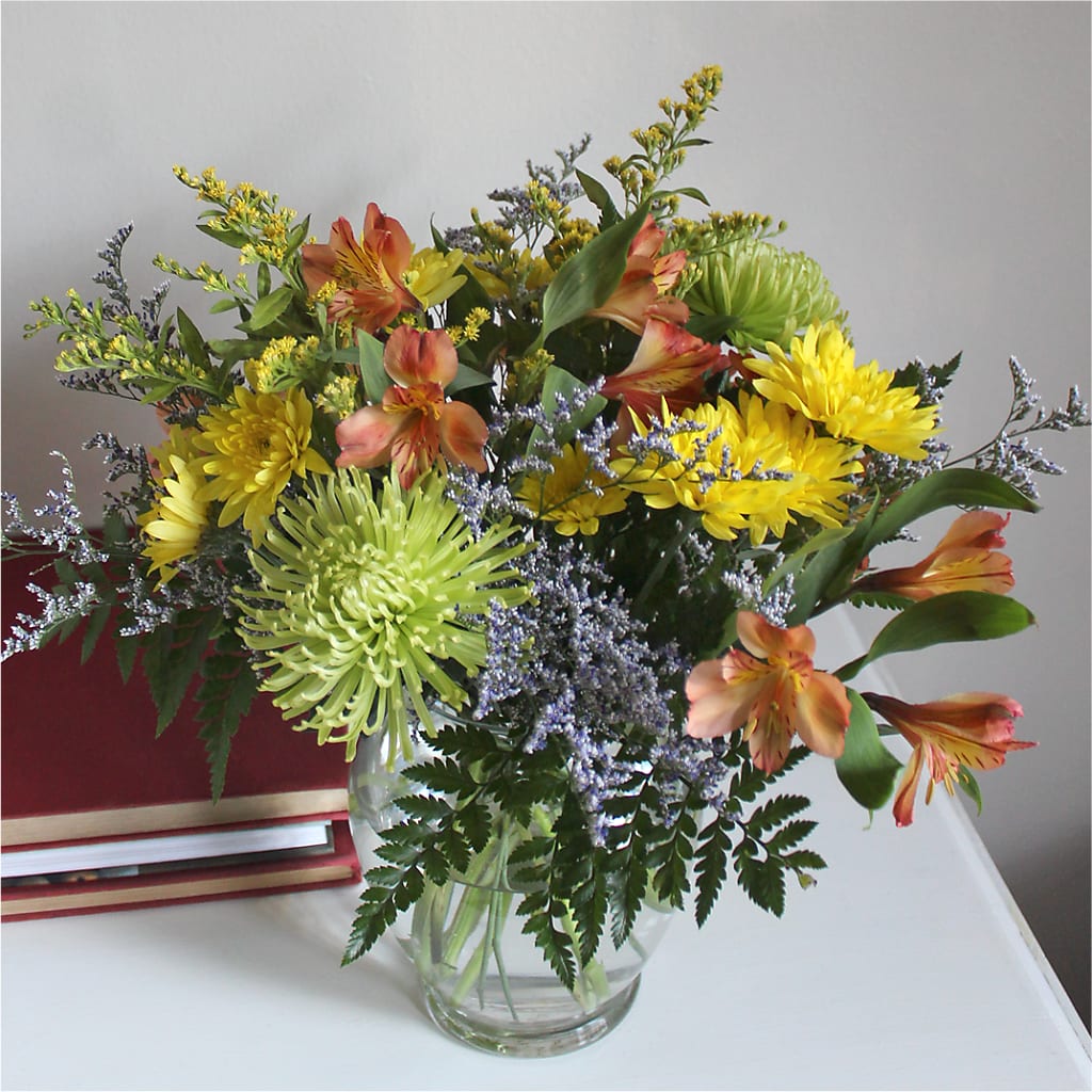 Marmalade Skies Bouquet –  Salon Diane Aubin Fleuriste Inc., Jonquiere PQ