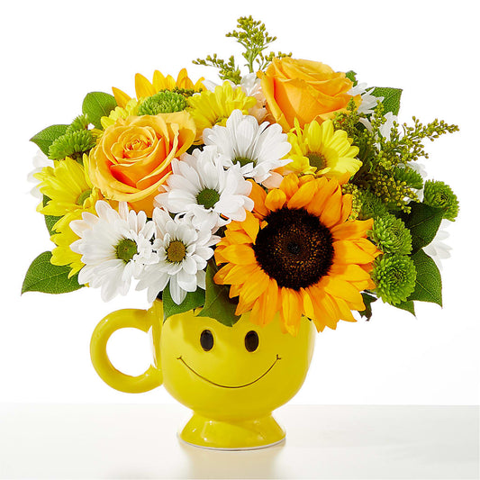 Be Happy Bouquet –  Salon Diane Aubin Fleuriste Inc., Jonquiere PQ