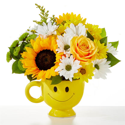 Be Happy Bouquet –  Salon Diane Aubin Fleuriste Inc., Jonquiere PQ