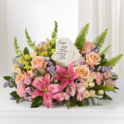 Gentle Light Arrangement –  Salon Diane Aubin Fleuriste Inc., Jonquiere PQ
