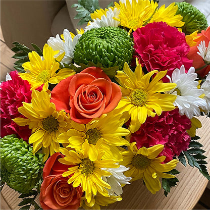 Sorbet Bouquet –  Salon Diane Aubin Fleuriste Inc., Jonquiere PQ