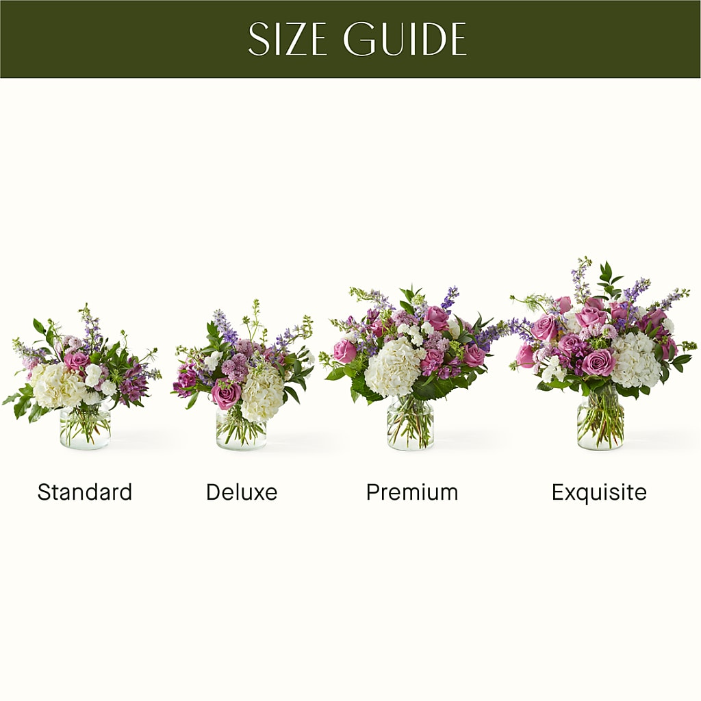 Violet Caress Bouquet –  Salon Diane Aubin Fleuriste Inc., Jonquiere PQ