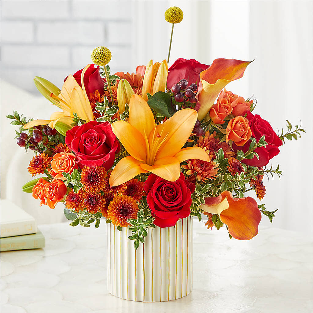Scarlet Skies Bouquet –  Salon Diane Aubin Fleuriste Inc., Jonquiere PQ