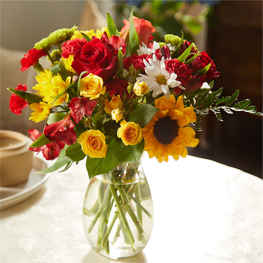 Fall Delight – A Florist Original –  Salon Diane Aubin Fleuriste Inc., Jonquiere PQ