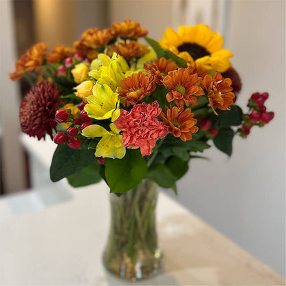 Fall Delight – A Florist Original –  Salon Diane Aubin Fleuriste Inc., Jonquiere PQ