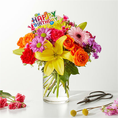 Cue the Confetti - A Florist Original –  Salon Diane Aubin Fleuriste Inc., Jonquiere PQ