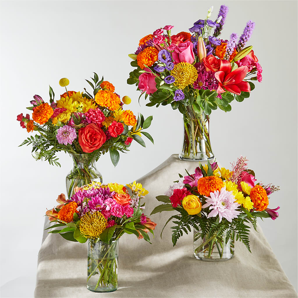 Feast of Color – A Florist Original –  Salon Diane Aubin Fleuriste Inc., Jonquiere PQ