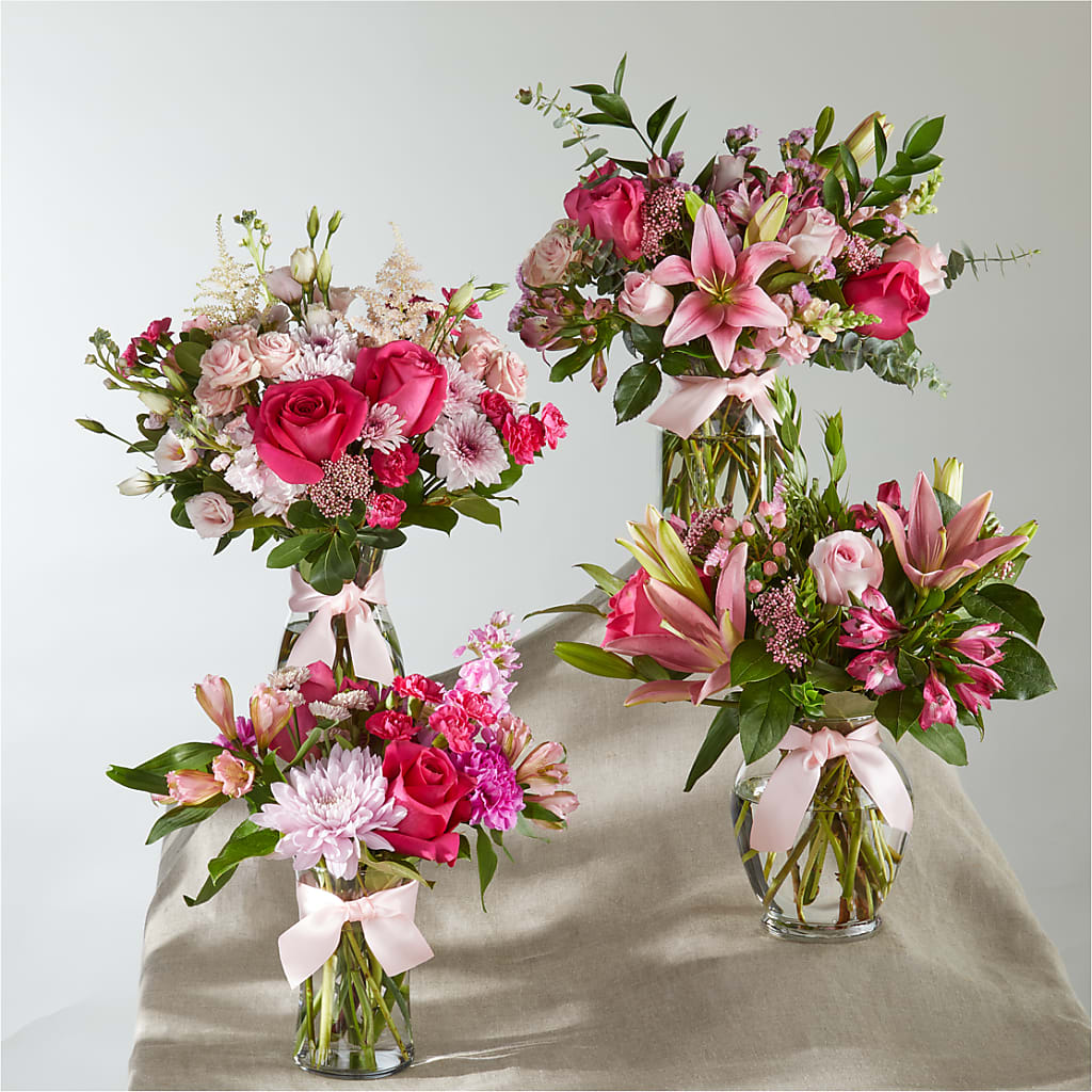 Pink Ribbon - A Florist Original –  Salon Diane Aubin Fleuriste Inc., Jonquiere PQ
