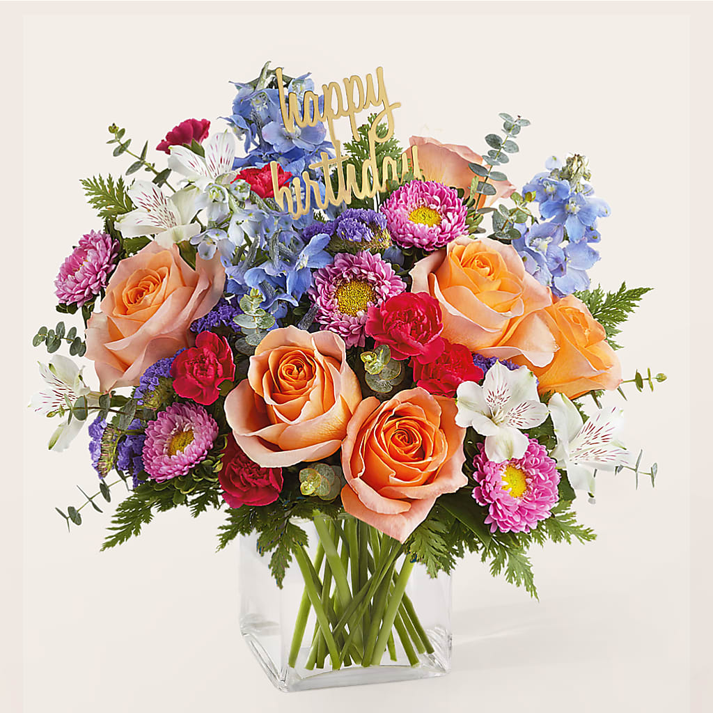 Birthday Bash Bouquet –  Salon Diane Aubin Fleuriste Inc., Jonquiere PQ